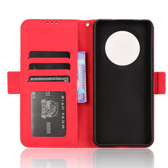 Klopové pouzdro pro Oppo Reno 12FS / 12F, Card Slot, červené