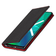 Kožené pouzdro pro iPhone 7/8/SE 2020/SE 2022, ERBORD Grain Leather, černé
