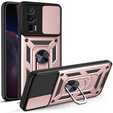 Pouzdro pro Xiaomi Poco F5 Pro, CamShield Slide, růžové rose gold