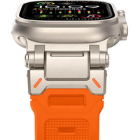 ERBORD ProTech řemínek pro Apple Watch 1/2/3/4/5/6/7/8/9/SE/Ultra/Ultra 2 42/44/45/49MM, oranžový