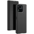 Pouzdro pro Xiaomi Redmi 10C, Clear View, černé