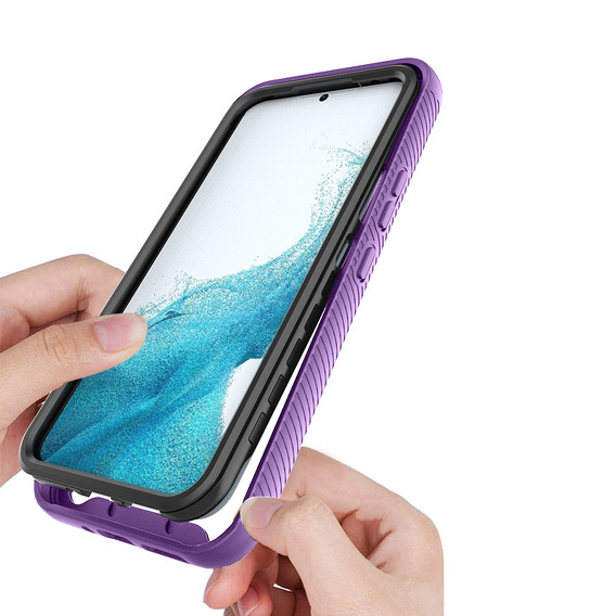Pouzdro pro Samsung Galaxy A34 5G, Shockproof, s fólií, fialové
