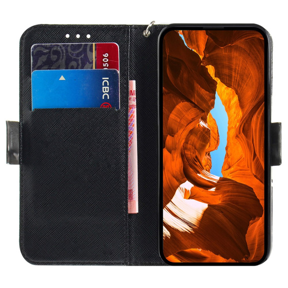 Klopové pouzdro pro Samsung Galaxy A35 5G, Wallet, Mandala Flower