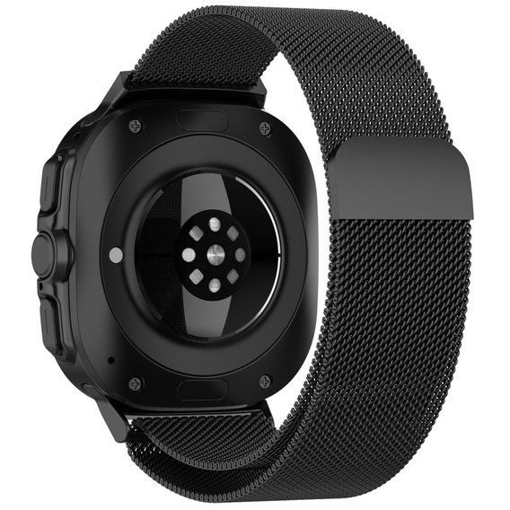 Milánský náramek pro Samsung Galaxy Watch Ultra 47mm (2025 / 2024), černý