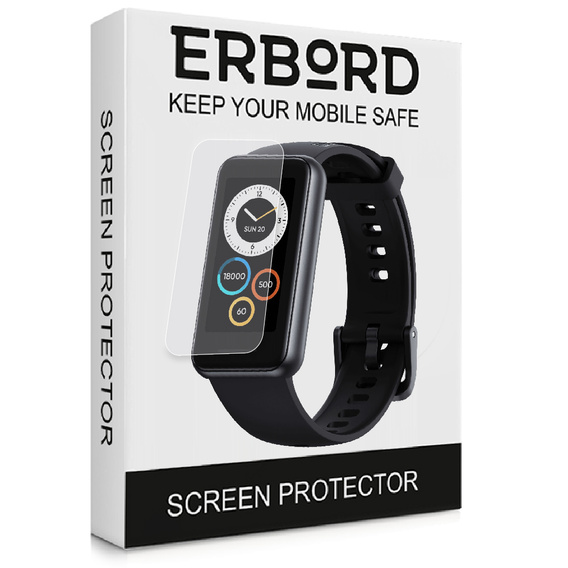 3x ERBORD Hydrogelová fólie pro Realme Band 2