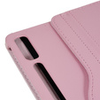 Pouzdro pro Lenovo Tab P11 Pro Gen 2 TB132FU TB132XU 11.2" TB330FU 10.95", otočné o 360°, růžové
