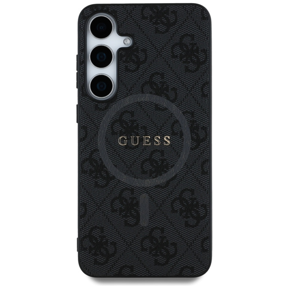 Pouzdro GUESS pro Samsung Galaxy S25, 4G Ring Classic Logo, šedé