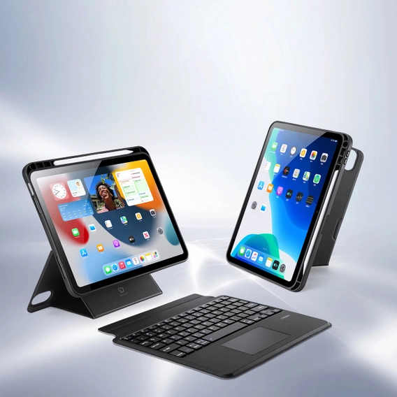 Pouzdro + klávesnice iPad Pro 12.9 2021 / 2020, Dux Ducis Magnetic Keyboard, černé