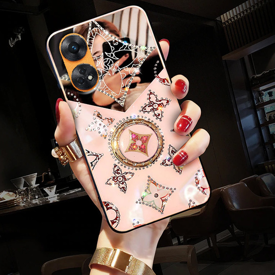 Fashion Pouzdro pro Oppo Reno8 T, růžové
