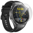 2x Tvrzené sklo ERBORD pro Huawei Watch GT 5 Pro 46mm, s montážním rámečkem