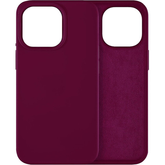 Pouzdro pro iPhone 14 Pro, Silicone Lite, červené