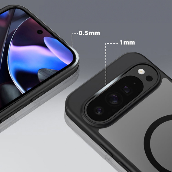 Pouzdro pro Google Pixel 9 Pro XL, Fusion Hybrid, pro MagSafe, černé