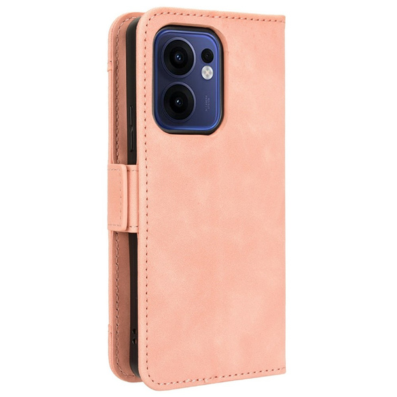 Klopové pouzdro pro Oppo Reno 13F / Oppo Reno 13FS, Card Slot, růžové