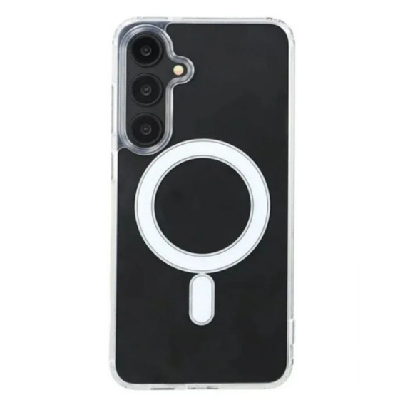 Pouzdro pro Samsung Galaxy S25 FE, Fusion Hybrid, pro MagSafe, průhledné