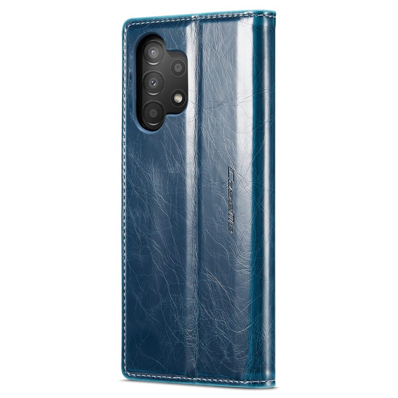 CASEME flipové pouzdro pro Samsung Galaxy A13 4G/5G / A04S, Waxy Textured, modré