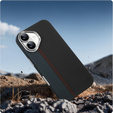 Pouzdro pro iPhone 16 Plus, Carbon Fiber MagSafe, černá / modrá