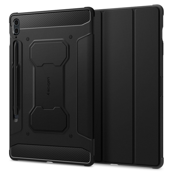 Pouzdro SPIGEN Rugged Armor Pro pro Samsung Galaxy Tab S9 FE+ 12.4" (X610/X616B) – Černé
