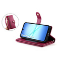 Flipové pouzdro Wallet Zipper Pocket pro Samsung Galaxy A17 5G, Wallet Zipper Pocket, červené