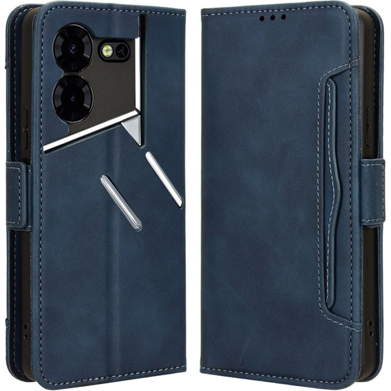 Klopové pouzdro pro Tecno Pova 5 Pro 4G, Card Slot, modré