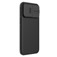 Pouzdro pro iPhone 15 Pro, obrněné Nillkin, CamShield Pro, černé