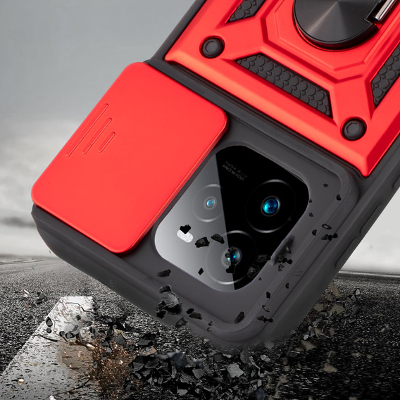 Pouzdro pro Realme GT 7 Pro, CamShield Slide, červené
