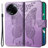 Klopové pouzdro pro Realme 11 5G, Butterfly, fialové