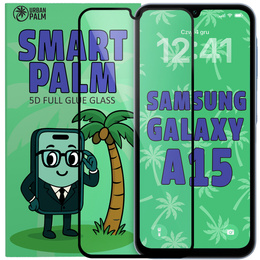 Tvrzené sklo 5D Full Glue Smart Palm pro Samsung Galaxy A15 4G/5G