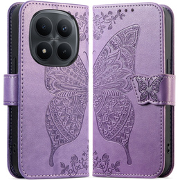 Pouzdro s klopou Butterfly pro Xiaomi Redmi Note 15 Pro 5G