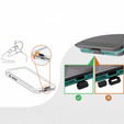 Pouzdro pro iPhone Air, vodotěsné IP68, SHELLBOX MagSafe, modré