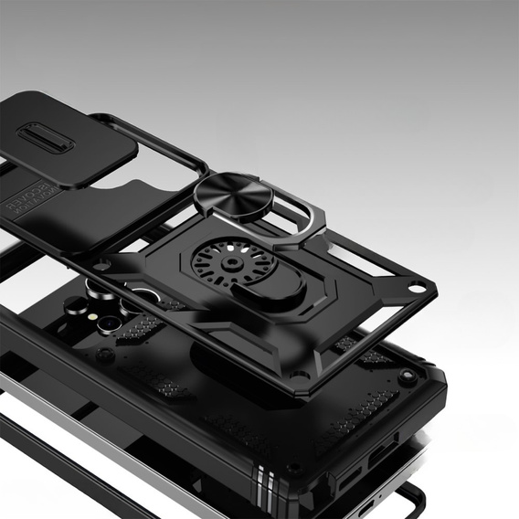 Pouzdro pro Samsung Galaxy S25 Ultra, KickStand Camera Lens, černé