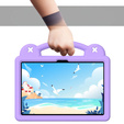 Dětské pouzdro pro Lenovo Tab TB311FU, Cute Patterns, se stojánkem, fialové