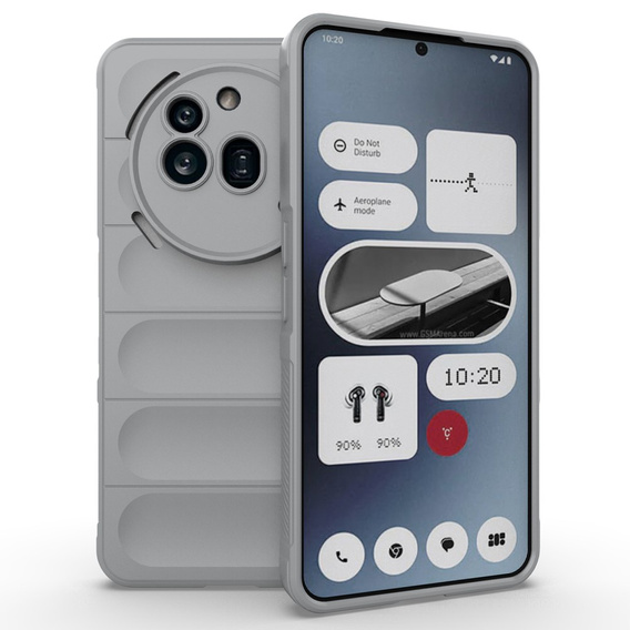 Pouzdro pro Nothing Phone 3A Pro, Gaming Shockproof, šedé