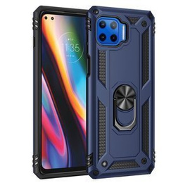 Pancéřové pouzdro pro Motorola Moto G 5G Plus, Nox Case Ring, modré