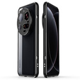 Pouzdro pro Xiaomi 15 Ultra, Armor Bumper, s krytem objektivu, černá / stříbrná