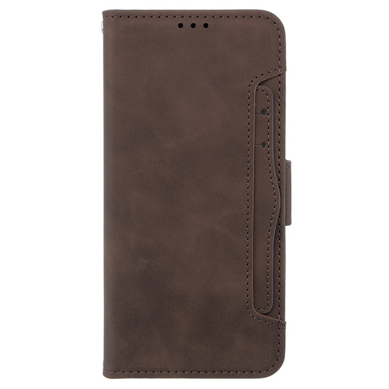 Klopové pouzdro pro Oppo A38 4G / Oppo A18 4G, Card Slot, hnědé