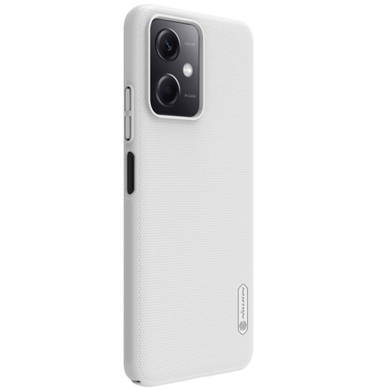 Pouzdro NILLKIN pro Xiaomi Redmi Note 12 5G / POCO X5 5G, Super Frosted Shield Case, bílé