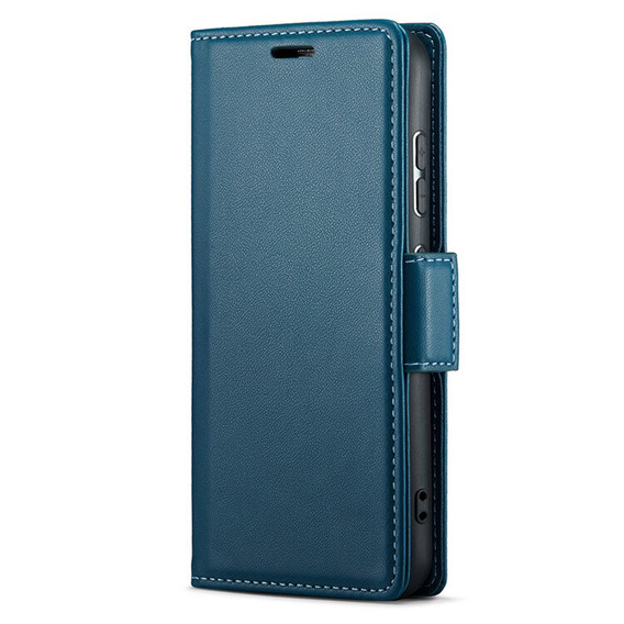 Pouzdro pro Motorola Moto G24 Power, ERBORD Glossy Litchi, flipová peněženka, černé