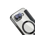 Klopové pouzdro pro Google Pixel 9A, RFID Wallet MagSafe CamShield, černé