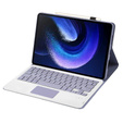 Pouzdro + klávesnice Xiaomi Pad 6 / 6 Pro, Touchpad, fialové