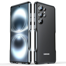 Pouzdro LUPHIE pro Samsung Galaxy S25 Ultra, Armor Bumper, černé