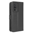 Klopové pouzdro pro Poco F5 Pro 5G, Wallet Smart Magnet, černé