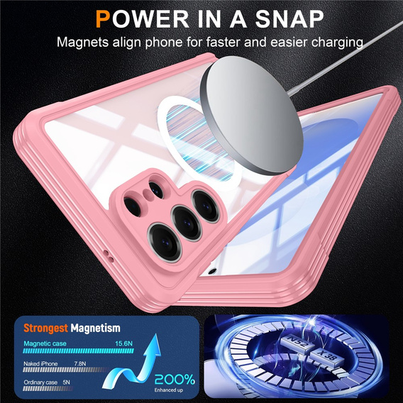 Pouzdro Shockproof se sklem, pro MagSafe pro Samsung Galaxy S26 Ultra