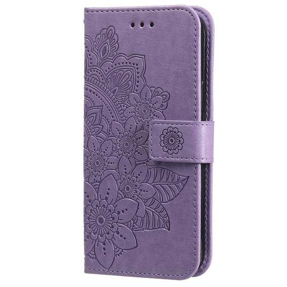 Klopové pouzdro pro Samsung Galaxy M34 5G, Mandala Flower, fialové