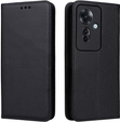 Klopové pouzdro pro Oppo Reno 11F 5G, Smart Magnetic, černé + 9H sklo 