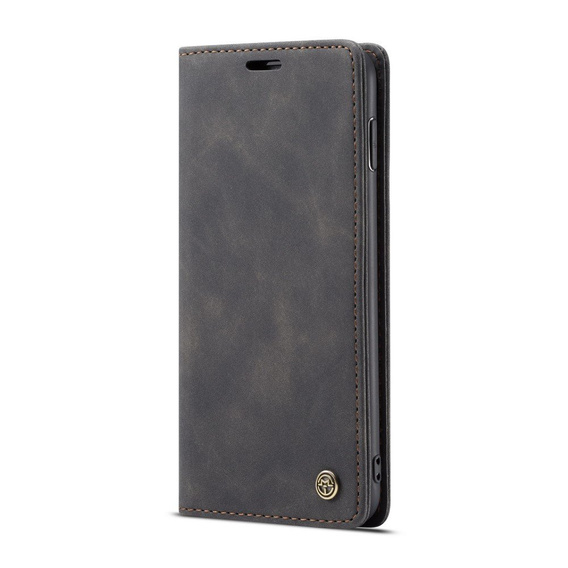 Pouzdro CASEME pro Samsung Galaxy S10 Plus, Leather Wallet Case, černé