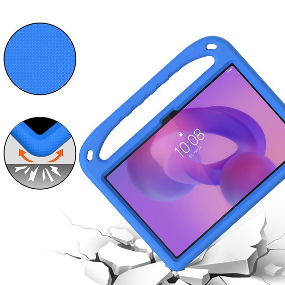 Dětské pouzdro pro Lenovo Tab M11, dětské pouzdro s rukojetí, černé