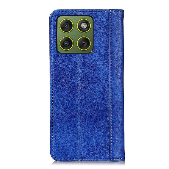 Pouzdro s klopou Split Leather pro Motorola Edge 70