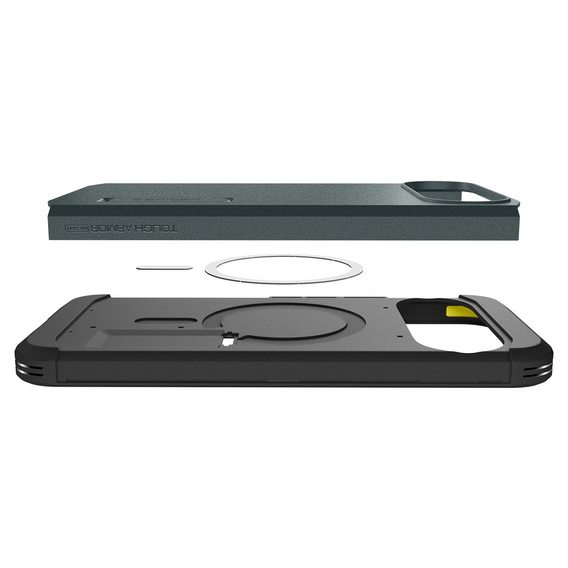 Pouzdro Spigen Tough Armor MagSafe pro Google Pixel 10 Pro XL, Abyss Green