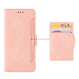 Klopové pouzdro pro Realme 14 Pro 5G, Card Slot, růžové