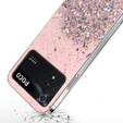 Pouzdro pro Xiaomi Poco M4 Pro 4G, Glittery, růžové